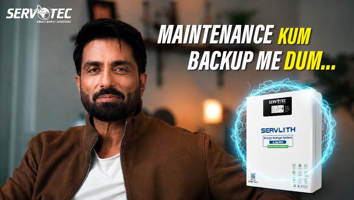 Servotech Renewable Launches New TVC for Solar Lithium Batteries Featuring Sonu Sood